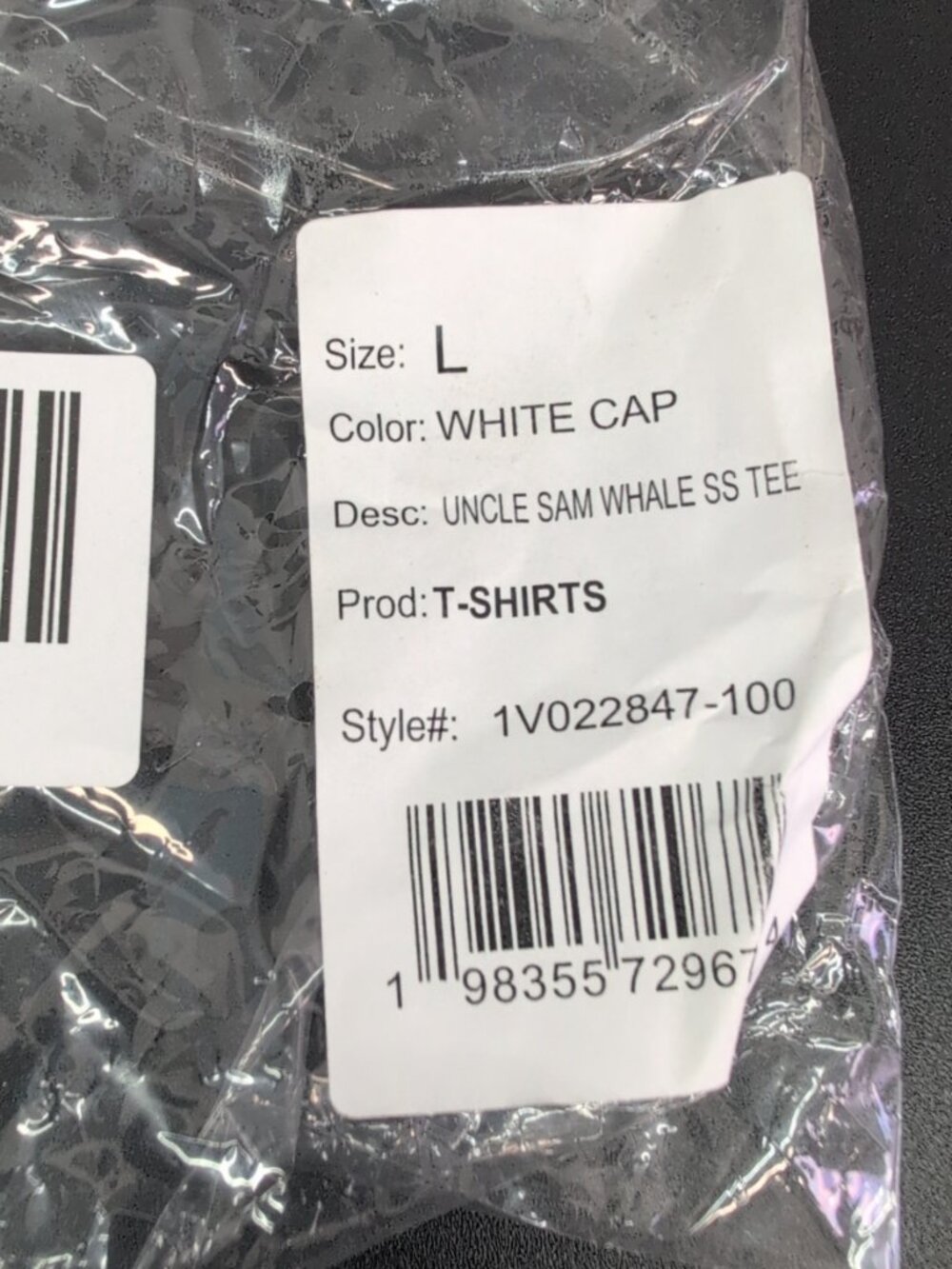 Vineyard Vines Uncle Sam Whale Pocket Tee White Cap Large NWT - Picture 9 of 10